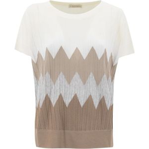 Le Tricot Perugia, Tops, Dames, Beige, S, T-Shirts