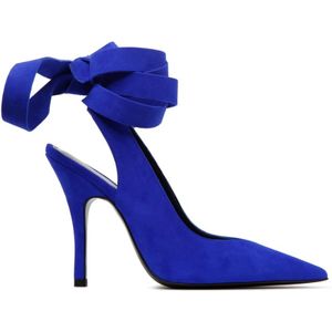 The Attico, Schoenen, Dames, Blauw, 36 EU, Ribbon Slingback Pumps