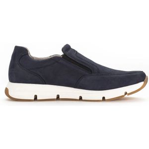 Gabor, Blauwe Lage Top Suède Sneaker Blauw, Heren, Maat:49 1/2 EU