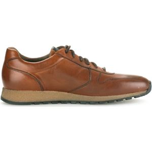 Gabor, Heren sneakers van gecertificeerd leer Bruin, Heren, Maat:46 EU