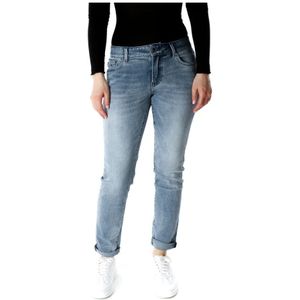 Denham, Jeans, Dames, Blauw, W27 L28, Denim, Slim-fit Jeans