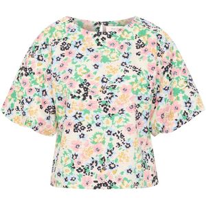 Part Two, Blouses & Shirts, Dames, Veelkleurig, XL, Katoen, Groene Multi Bloemenprint Blouse