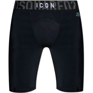 Dsquared2, Badkleding, Heren, Zwart, L, Shorts uit de ondergoedcollectie