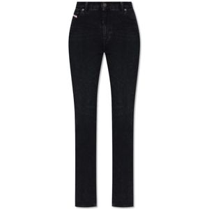 Diesel, Jeans, Dames, Zwart, W26 L30, 2003 D-Escription bootcut jeans