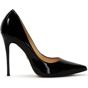 Kazar, Schoenen, Dames, Zwart, 37 EU, Leer, Zwarte gelakte hoge hakken pumps