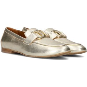 Toral, Schoenen, Dames, Geel, 41 EU, Leer, Gouden Loafers Stijlvol Model