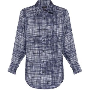 Rag & Bone, Blouses & Shirts, Dames, Blauw, 2Xs, Checked shirt