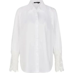 Marc Aurel, Blouses & Shirts, Dames, Wit, XL, Katoen, Elegante Witte Boho Blouse
