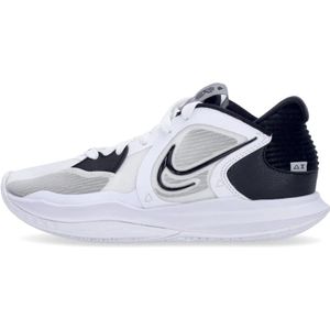 Nike, Sport, Heren, Wit, 42 EU, Kyrie Low 5 Basketbalschoen Wit/Zwart