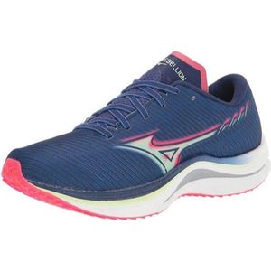 Mizuno, Schoenen, Heren, Blauw, 40 EU, Hardloopschoenen voor Heren - Model J1Gc 2117 Rebellion 83 Blauw/Groen/Roze