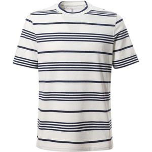 Brunello Cucinelli, T-Shirts Wit, Heren, Maat:M