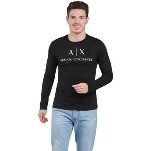 Armani Exchange, Tops, Heren, Zwart, XL, Polo Shirt