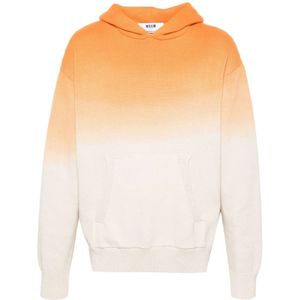 Msgm, Sweatshirts & Hoodies, Heren, Beige, S, Beige Sweaters