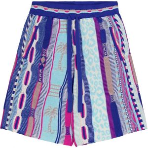 Laneus, Multicolor Katoen Jacquard Bermuda Shorts Veelkleurig, Heren, Maat:L