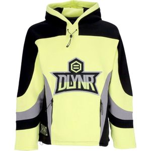 Dolly Noire, Goat Hockey Hoodie Plus Geel Geel, Heren, Maat:S