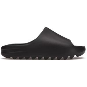 Adidas, Schoenen, Heren, Zwart, 40 1/2 EU, Yeezy Slide Onyx Zwarte Sandaal