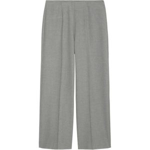 Marc O'Polo, Broeken, Dames, Grijs, L, Polyester, Cropped culottes