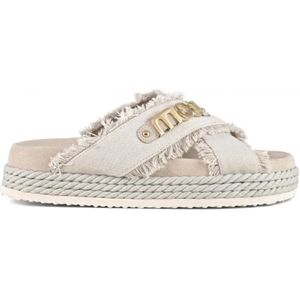 Mou, Flip Flops Beige, Dames, Maat:36 EU