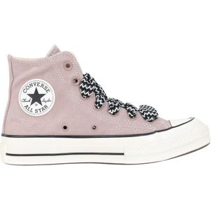 Converse, Schoenen, Dames, Roze, 36 EU, Suède, Retro Suede High Top Sneakers