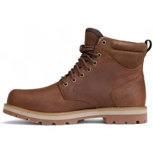 Timberland, Schoenen, Heren, Bruin, 42 EU, Suède, Waterdichte Mid Lace Boot Herfst/Winter Collectie