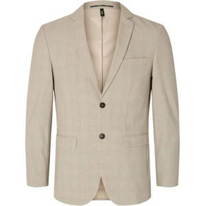 Selected Homme, Zand Jassen U Punto Milano Beige, Heren, Maat:L