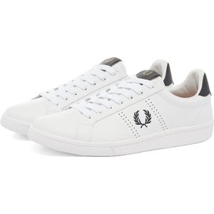 Fred Perry, Schoenen, Heren, Wit, 40 EU, Leer, Geperforeerde Leren Tennisschoenen