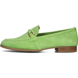 Unisa, Schoenen, Dames, Groen, 39 EU, Suède, Groene Suède Loafers met Horsebit Detail