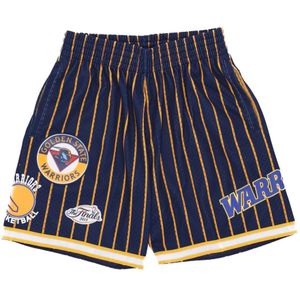 Mitchell & Ness, Sport, Heren, Blauw, L, Polyester, NBA Thuisstad Mesh Basketbalshorts