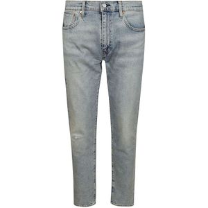 Levi's, Jeans, Heren, Blauw, W30 L32, Katoen, Slim-fit Jeans