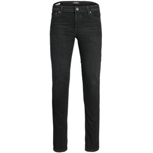 Jack & Jones, Jeans, Heren, Zwart, W29 L32, Denim, Klassieke Slim Fit Tapered Leg Jeans