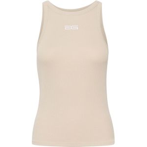 Gestuz, Tops, Dames, Beige, XL, Katoen, Sleeveless Tops