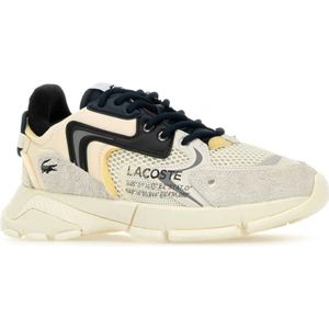 Lacoste, Schoenen, Heren, Veelkleurig, 40 1/2 EU, Kleurrijke Leren Mesh Neo Sneakers