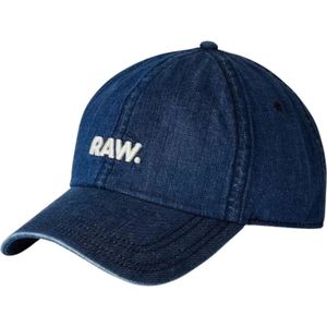 G-star, Cap- GS Avernus RAW AW Baseball CAP Blauw, unisex, Maat:ONE Size