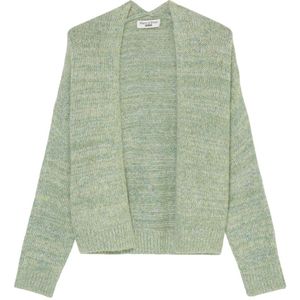 Marc O'Polo, Truien, Dames, Groen, M, Katoen, Ontspannen cardigan