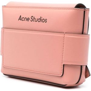 Acne Studios, Tassen, Dames, Roze, ONE Size, Leer, Accessories