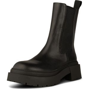 Shoe the Bear, Schoenen, Dames, Zwart, 39 EU, Leer, Stevige Chelsea Boot van Glad Leer