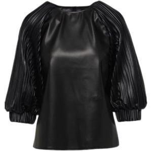 Karl Lagerfeld, Blouses & Shirts, Dames, Zwart, S, Blouse overhemd