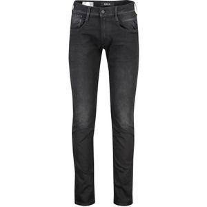 Replay, Jeans, Heren, Zwart, W30 L30, Denim, Zwarte Denim 5-Pocket Broek