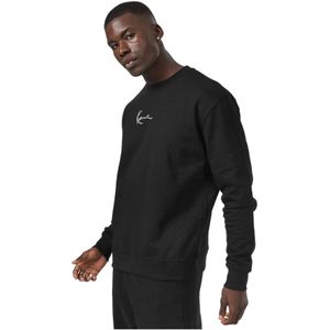 Karl Kani, Sweatshirts & Hoodies, Heren, Zwart, XS, Katoen, Heren Small Signature Sweatshirt