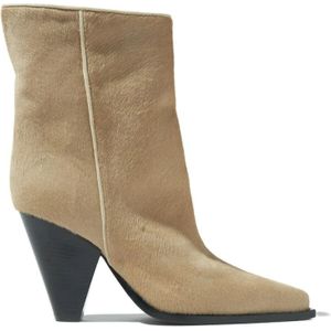 Scarosso, Schoenen, Dames, Beige, 39 EU, Emily Pony Laarzen