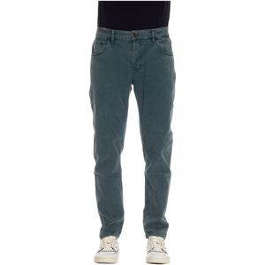 PT Torino, Jeans, Heren, Blauw, W34, Denim, Blauwe Denim Tapered Fit Jeans