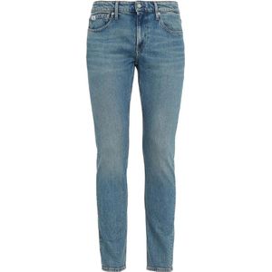 Calvin Klein Jeans, Jeans, Heren, Blauw, W31 L32, Katoen, Slim-fit Jeans