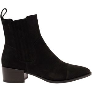 Vagabond Shoemakers, Zwarte Vagabond Laarzen Zwart, Dames, Maat:36 EU