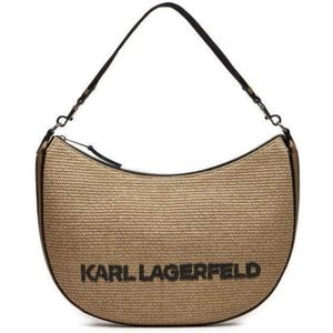 Karl Lagerfeld, Tassen, Dames, Beige, ONE Size, Schouder- en handtas