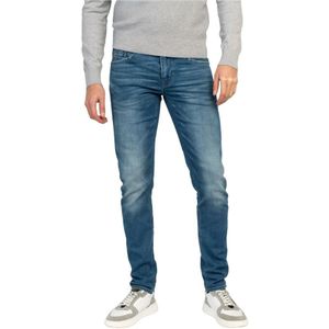 PME Legend, Jeans, Heren, Blauw, W34 L36, Denim, Grijze Linkerhand Tailwheel Skinny Jeans