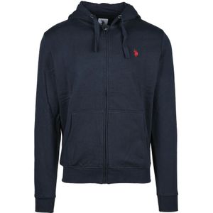 U.s. Polo Assn., Sweatshirts & Hoodies, Heren, Blauw, L, Katoen, Heren Nachtblauwe Sweatshirt