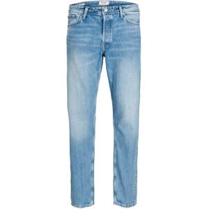 Jack & Jones, Jeans, Heren, Blauw, W31 L30, Katoen, Blauwe Jeans met Ritssluiting en Knoopsluiting