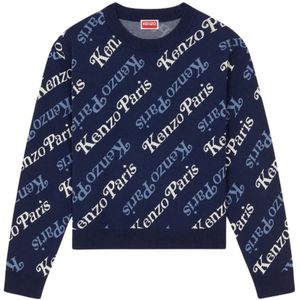 Kenzo, Verdy Pullover Blauw, Dames, Maat:S