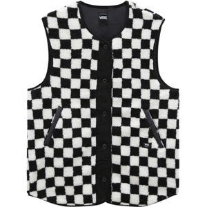 Vans, Zwarte Omkeerbare Vest voor Dames Zwart, Dames, Maat:2XS