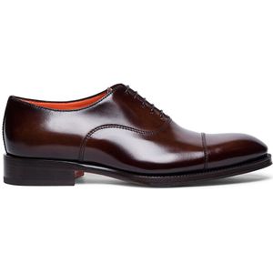 Santoni, Schoenen, Heren, Bruin, 39 1/2 EU, Klassieke Leren Oxford Schoenen